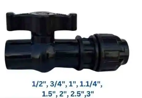 PP Solid Valve with 1 MTA